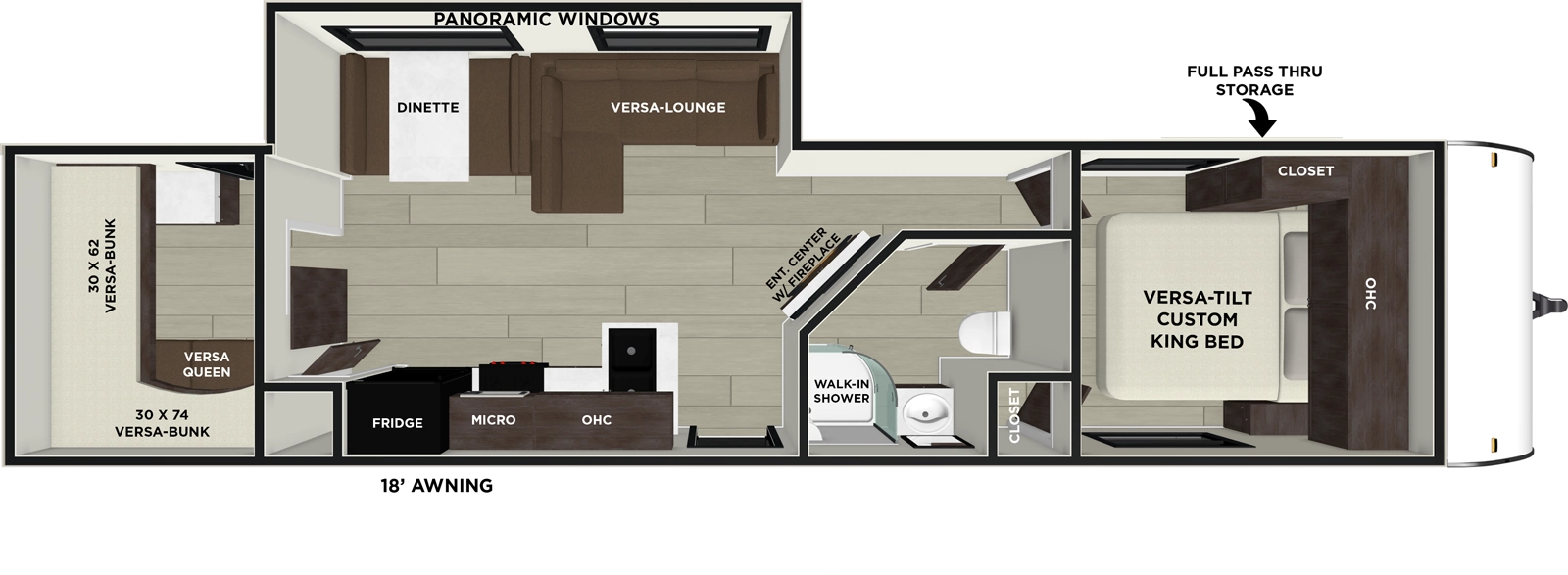 Salem 29VBUD Floorplan